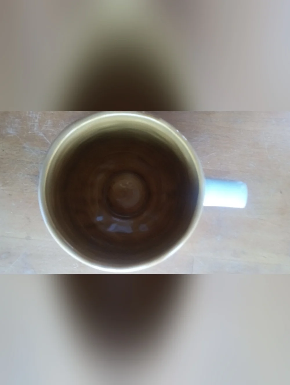 White Ceramic Coffee Mug with Black Dove Line Art